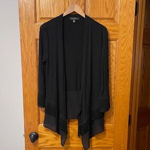 August Silk Black Women's Cardigan